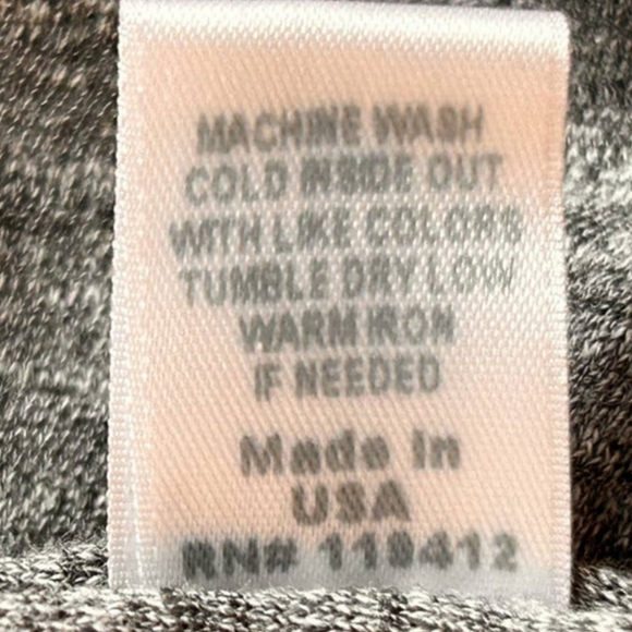 MONROW Granite Wrapped Dress  - Heather Gray - Picture 9 of 9